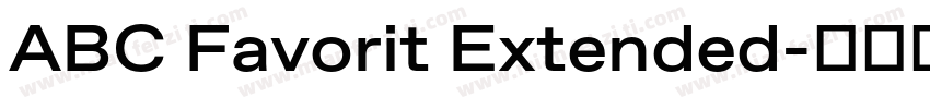 ABC Favorit Extended字体转换